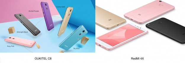 Новый OUKITEL C8 обходит по характеристикам популярный Xiaomi Redmi 4X