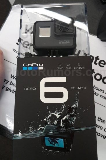 Камеру GoPro Hero 6 Black покажут через две недели