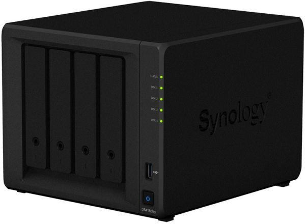 NAS Synology DiskStation DS418play рассчитан на использование дома
