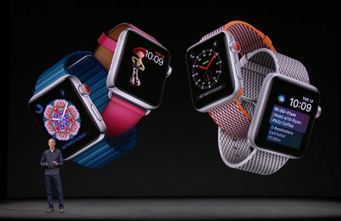Apple Watch Series 3 с LTE представлены официально