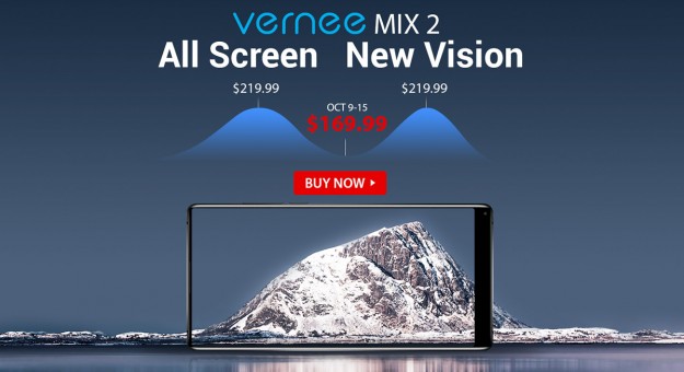 Акция дня: Venee Mix 2 за $169.99  - 6 дюймов с разрешением 2160х1080