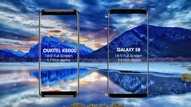 OUKITEL K5000 по характеристикам бросает вызов Samsung S8. Выиграл или проиграл?