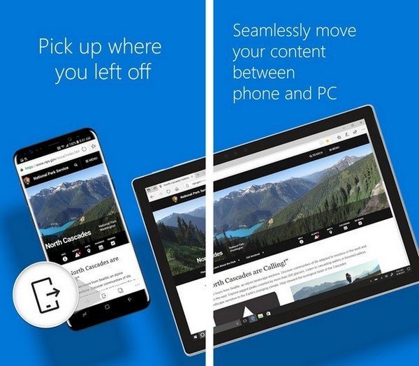 Браузер Microsoft Edge вышел под iOS и Android