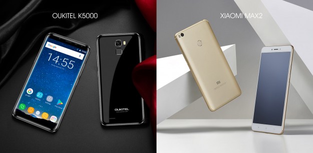 Распродажа 11.11 уже совсем скоро! Вы выберете XIAOMI MAX 2 или OUKITEL K5000?