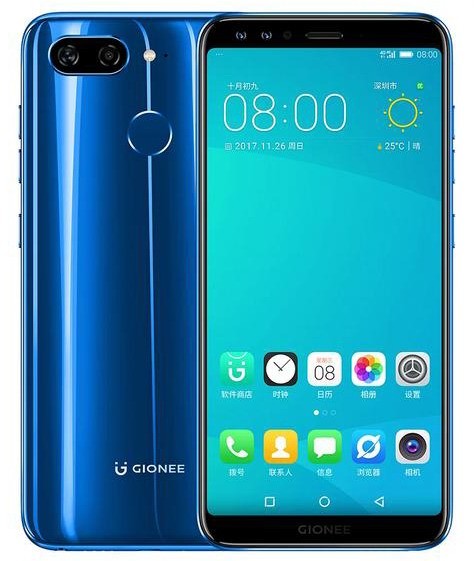 Gionee S11 и S11S: анонс двух камерофонов из Китая