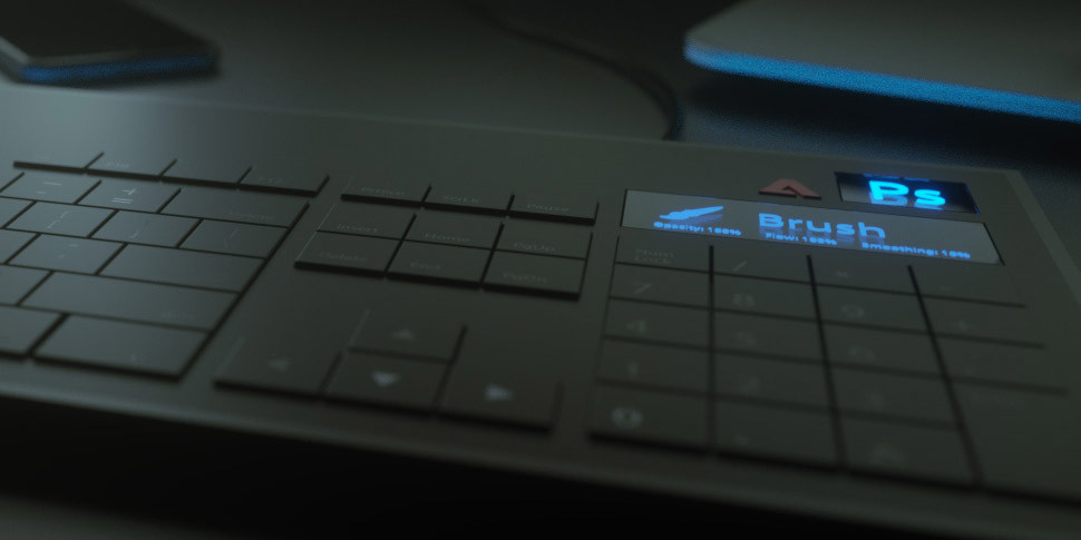 Дизайнер показал концепт клавиатуры в стиле Adobe