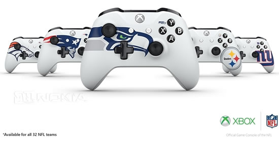Xbox Design Lab предлагает кастомизировать контроллеры под NFL