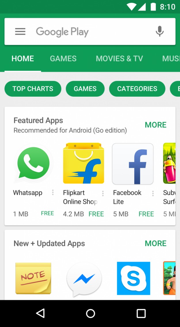 Google представила Android Oreo (Go Edition) для бюджетных смартфонов