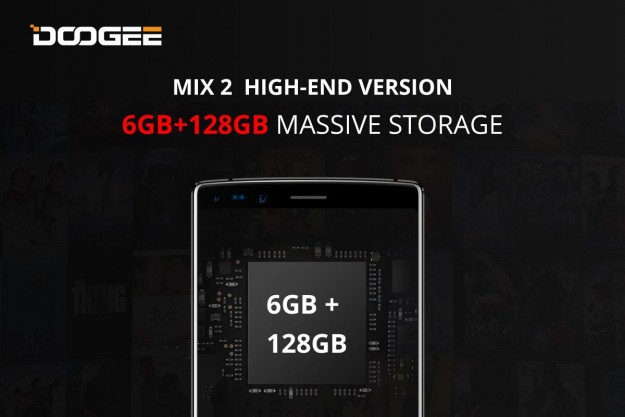 Топовая версия DOOGEE MIX 2 выйдет в этом месяце и получит 6 ГБ ОЗУ и 128 ГБ ПЗУ