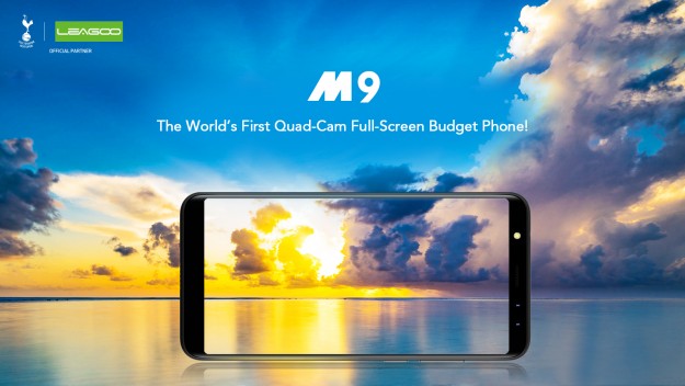 LEAGOO M9: первый в мире четырехкамерный полноэкранный бюджетный телефон!
