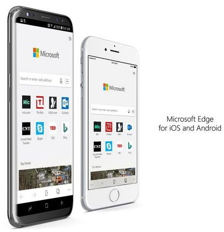 Браузер Microsoft Edge вышел на Android и iOS