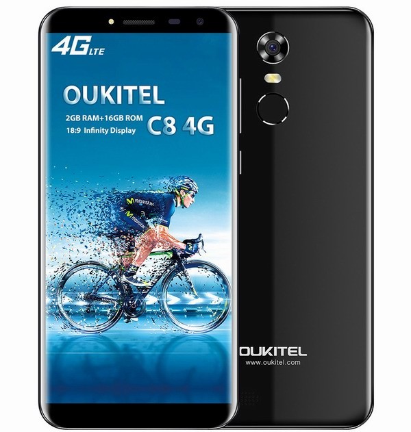 Распродажа в TomTop: цена безрамочного смартфона OUKITEL C8 упала ниже $80