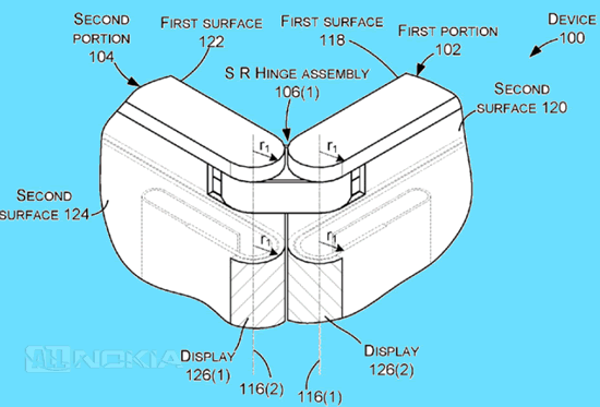 Схемы Surface Phone замечены в очередном патенте